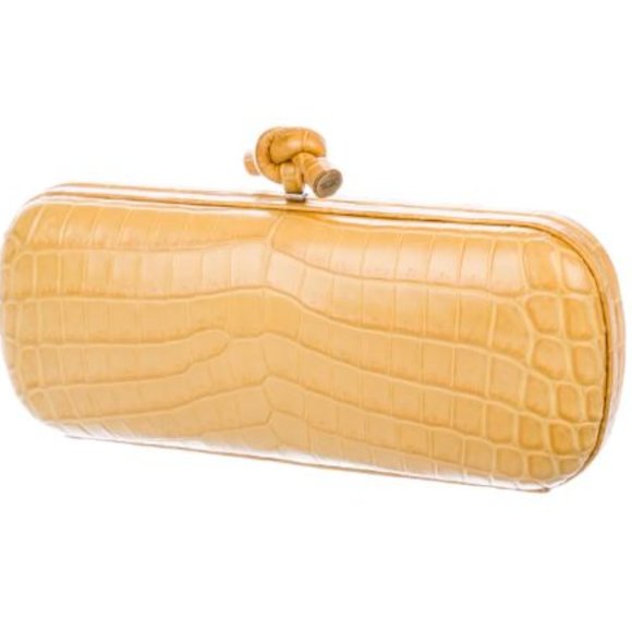 BOTTEGA VENETA Crocodile Knot Clutch Limited  Ultra Limited  Edition 1/1 - Picture 1 of 11